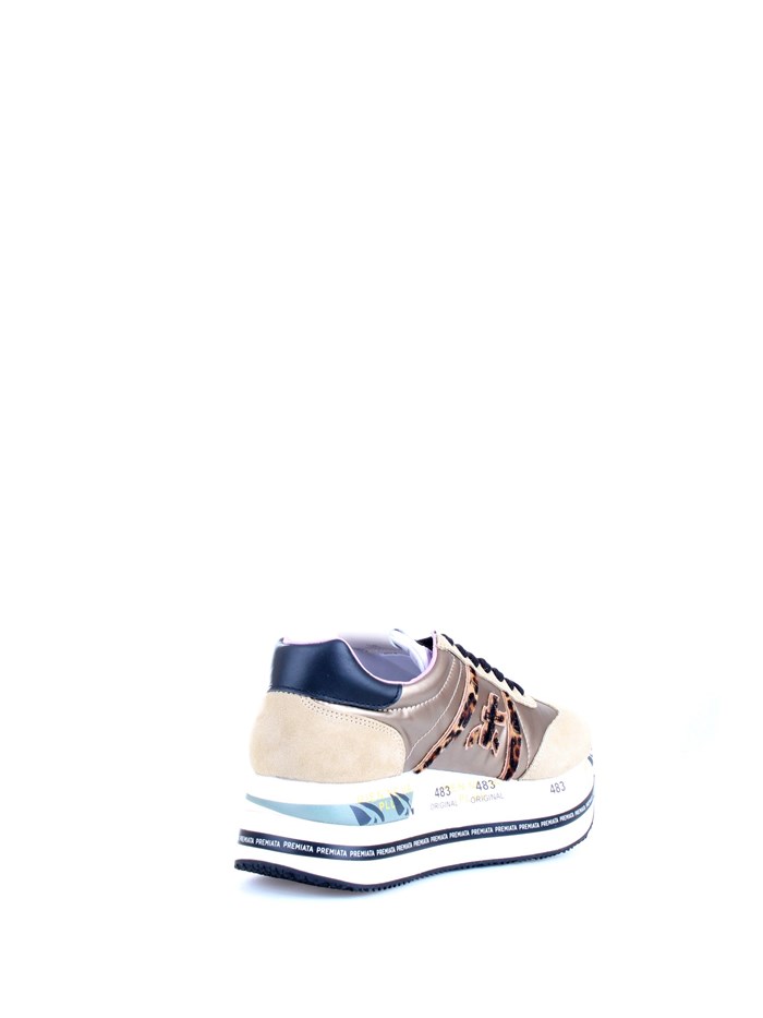 PREMIATA 6018 Beige Shoes Woman Sneakers