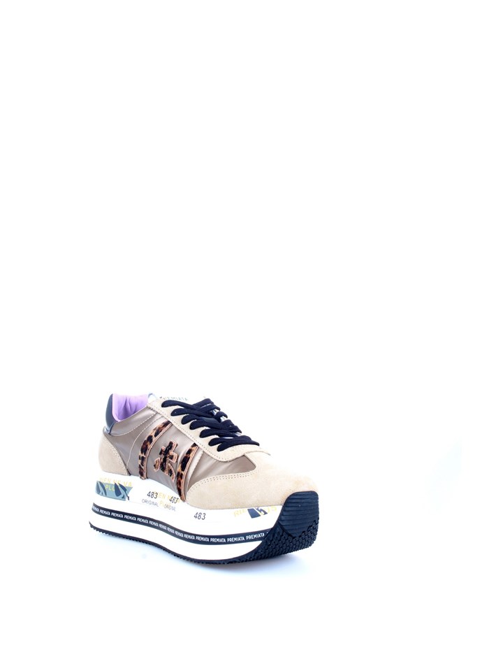PREMIATA 6018 Beige Shoes Woman Sneakers