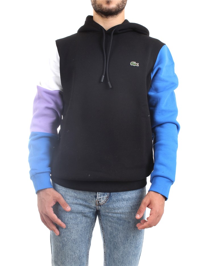 Lacoste SH9620 00 Nero Abbigliamento Unisex Felpa Lacoste SH9620 00 Nero Abbigliamento Unisex Felpa