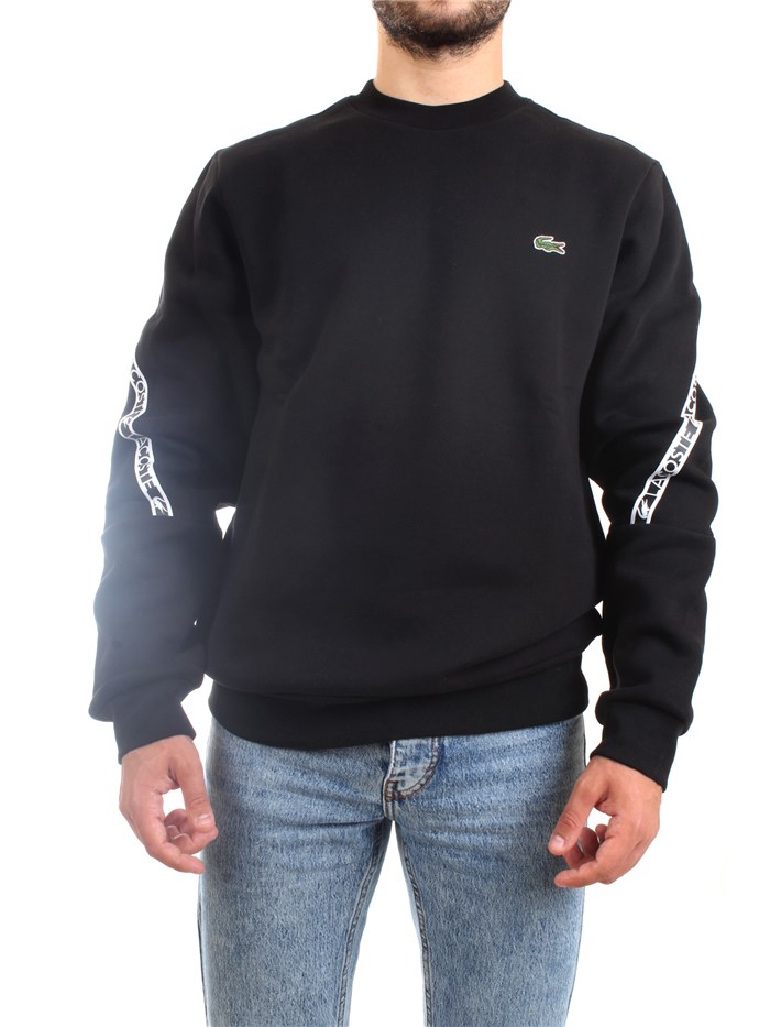 Lacoste SH9884 00 Black Clothing Unisex Sweater Lacoste SH9884 00 Black Clothing Unisex Sweater