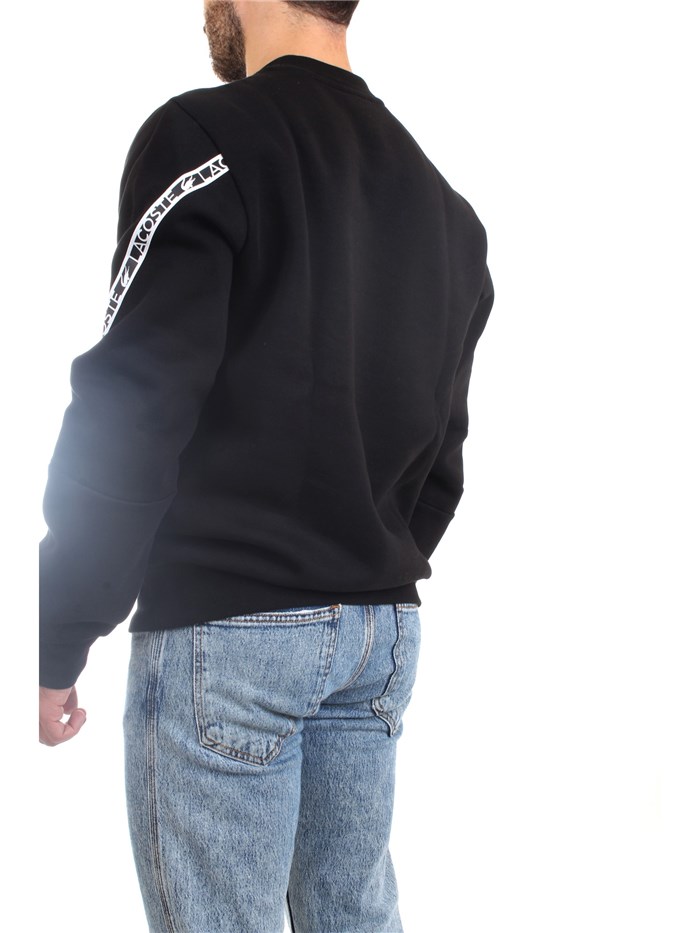 Lacoste SH9884 00 Black Clothing Unisex Sweater