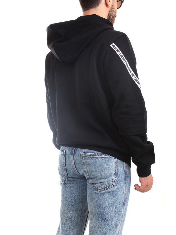 Lacoste SH9885 00 Black Clothing Unisex Sweater