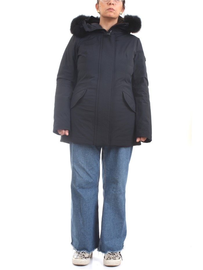 PEUTEREY PED4445 Black Clothing Woman Duvet PEUTEREY PED4445 Black Clothing Woman Duvet