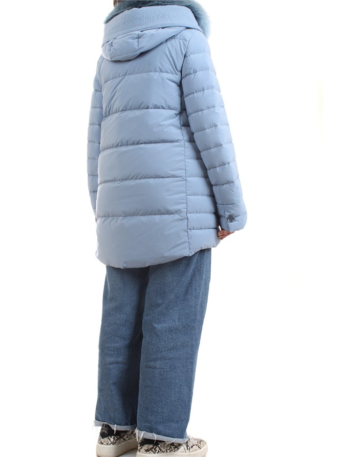 PEUTEREY PED4017 Light blue Clothing Woman Duvet