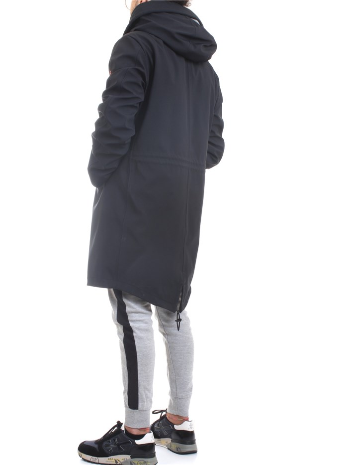 PEUTEREY PEU4113 Black Clothing Man PARKA