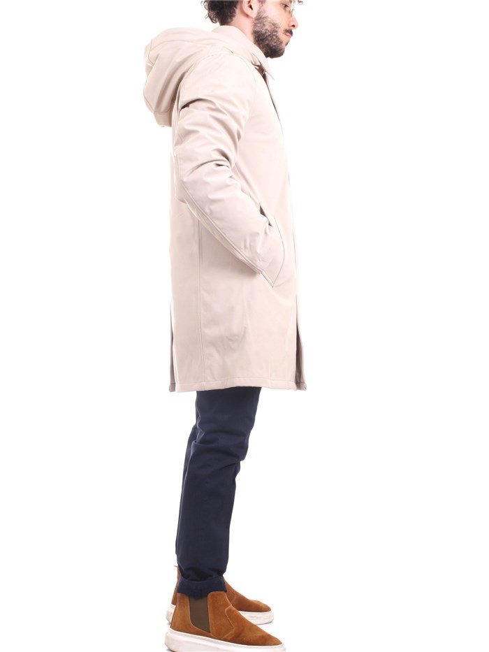 MANUEL RITZ GBDA2001 Beige Abbigliamento Uomo Cappotto