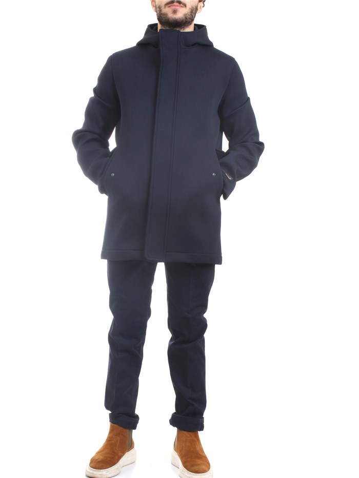 MANUEL RITZ 3332H5016 Blu Abbigliamento Uomo PARKA