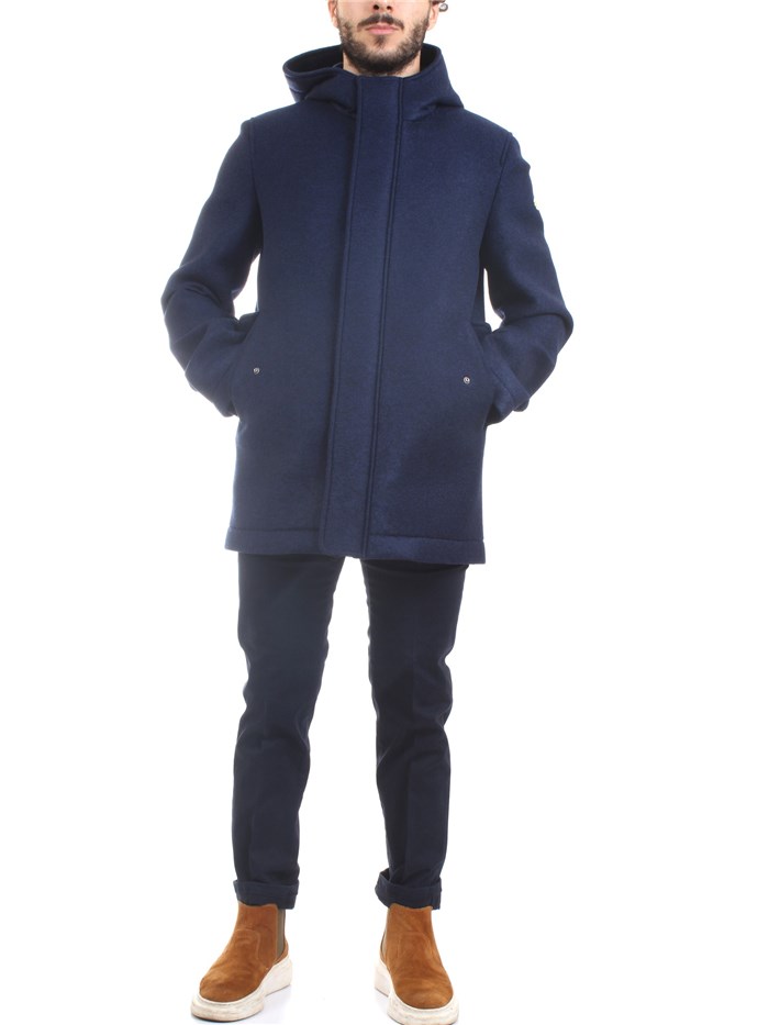 MANUEL RITZ 3332H8317 Blu Abbigliamento Uomo PARKA