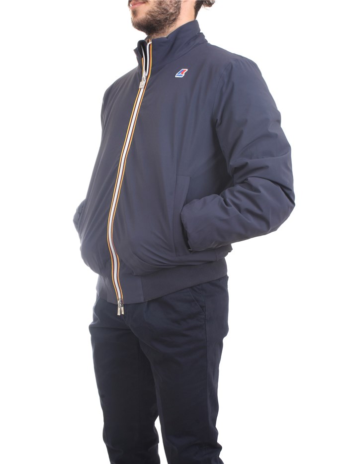 K-WAY K7111HW Blue Clothing Man Duvet
