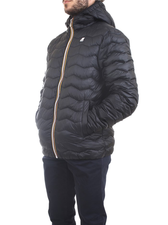 K-WAY K6121HW Black Clothing Man Duvet