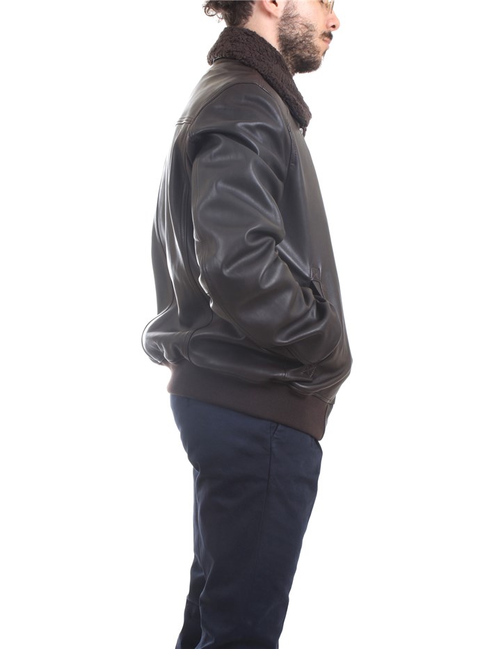 AERONAUTICA MILITARE 222PN927PL161 Leather Clothing Man Jacket
