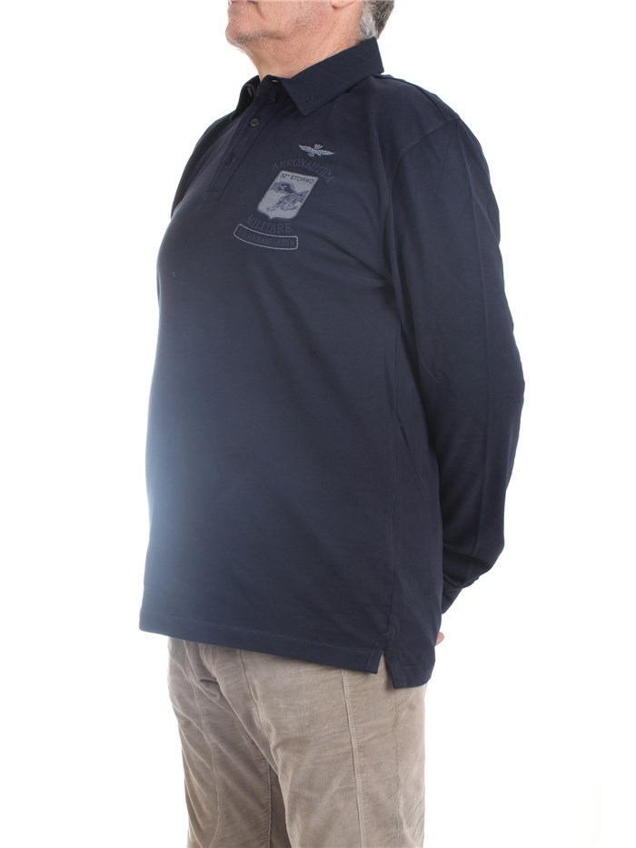 AERONAUTICA MILITARE 222PO1650J565 Blue Clothing Man Polo shirt