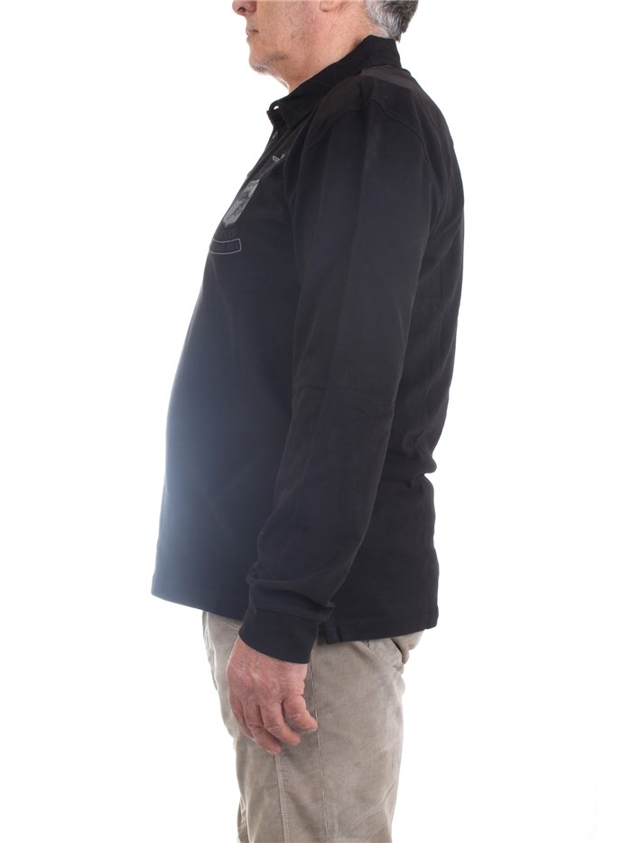 AERONAUTICA MILITARE 222PO1650J565 Black Clothing Man Polo shirt
