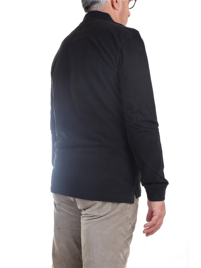 AERONAUTICA MILITARE 222PO1650J565 Black Clothing Man Polo shirt