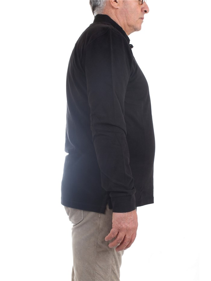 AERONAUTICA MILITARE 222PO1650J565 Black Clothing Man Polo shirt