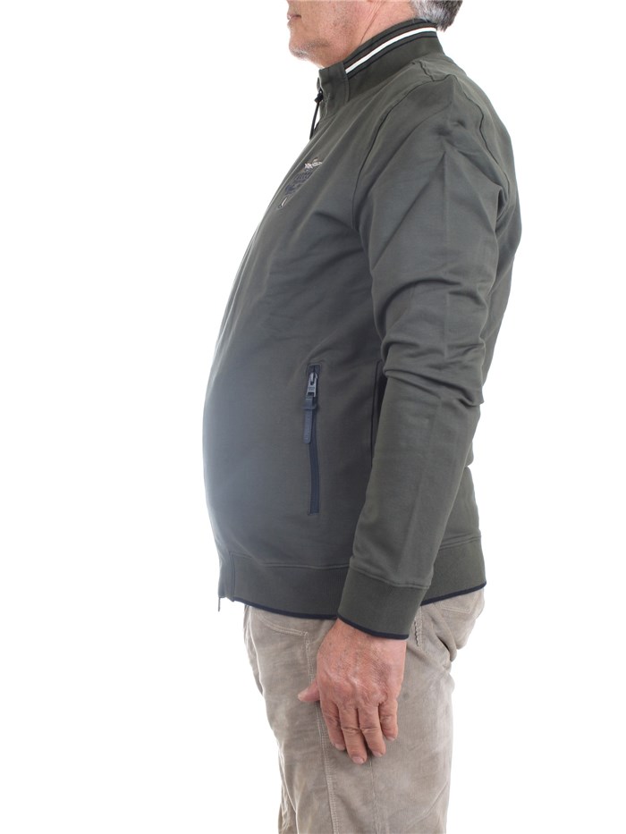 AERONAUTICA MILITARE 222FE1713F439 Green Clothing Man Sweater