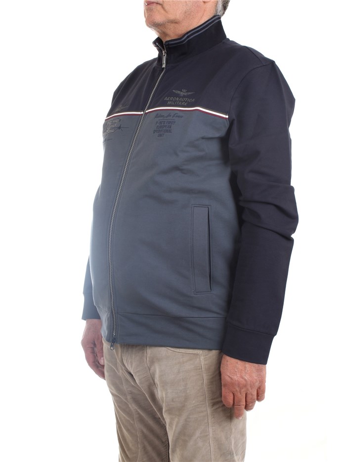 AERONAUTICA MILITARE 222FE1725F481 Grey Clothing Man Sweater