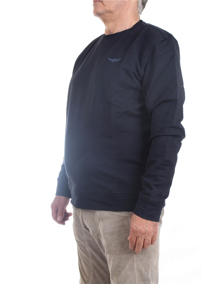 AERONAUTICA MILITARE 222FE1710F439 Blue Clothing Man Sweater