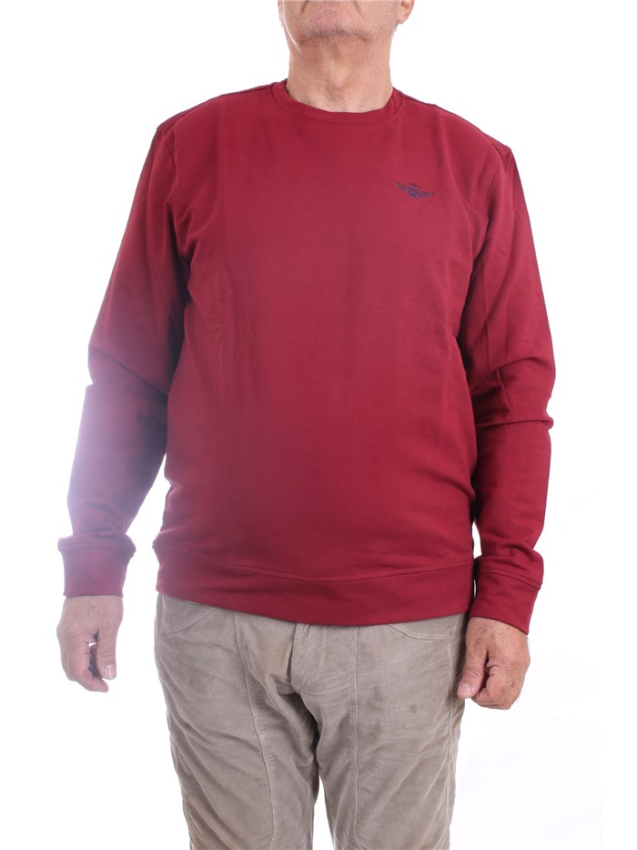 AERONAUTICA MILITARE 222FE1710F439 Bordeaux Clothing Man Sweater AERONAUTICA MILITARE 222FE1710F439 Bordeaux Clothing Man Sweater