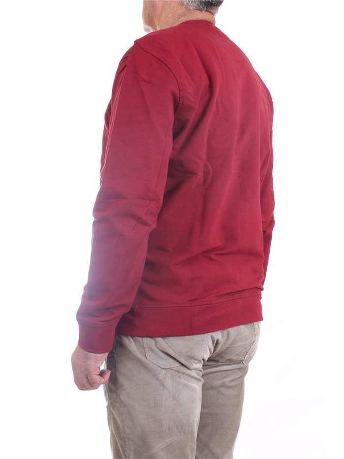 AERONAUTICA MILITARE 222FE1710F439 Bordeaux Clothing Man Sweater