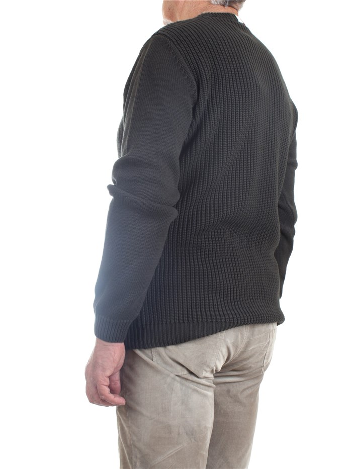 AERONAUTICA MILITARE 222MA1403L409 Verde Abbigliamento Uomo Maglia