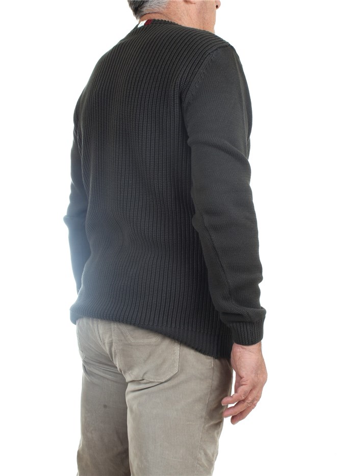 AERONAUTICA MILITARE 222MA1403L409 Verde Abbigliamento Uomo Maglia