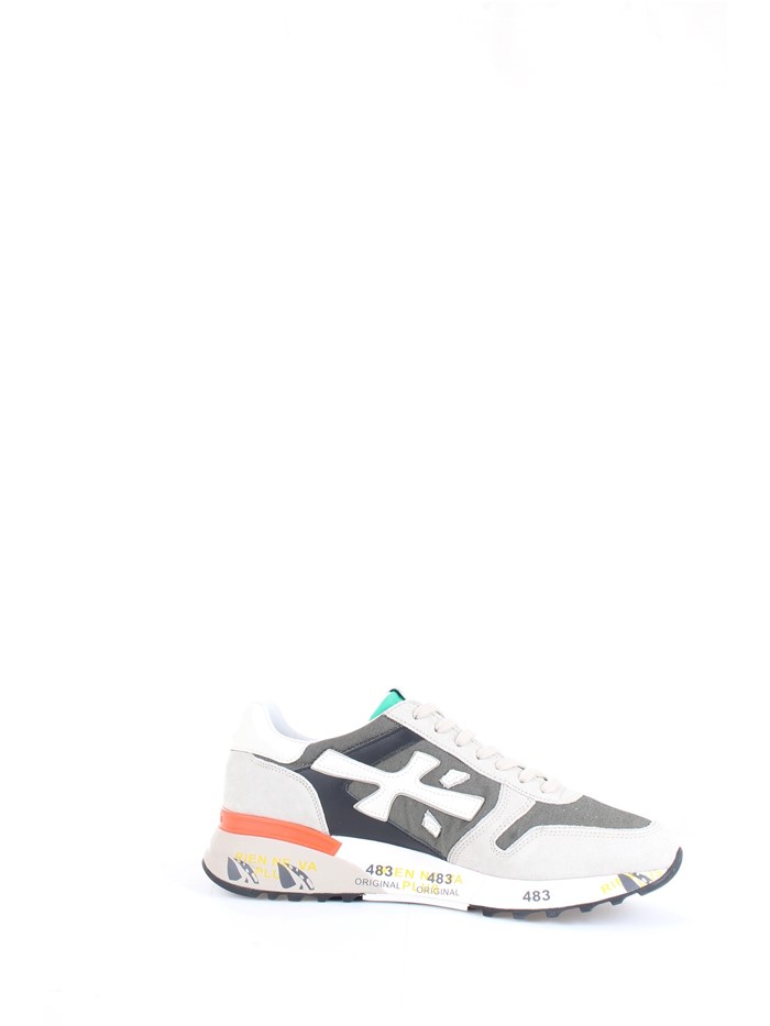 PREMIATA 6166 Grigio Abbigliamento Uomo Sneakers