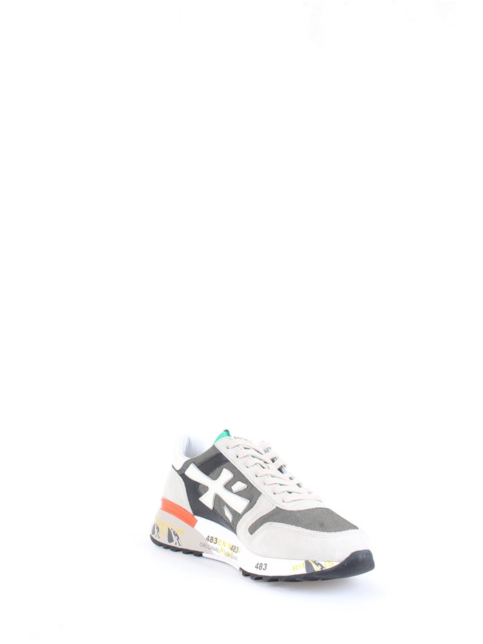 PREMIATA 6166 Grigio Abbigliamento Uomo Sneakers