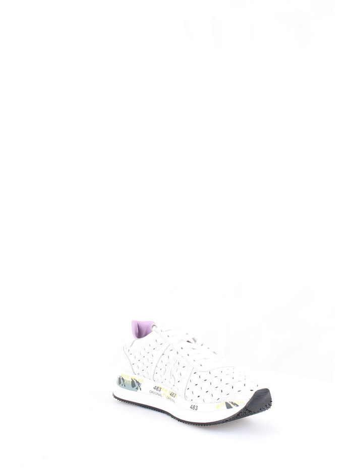PREMIATA 6242 White Shoes Woman Sneakers