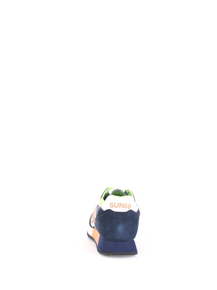 SUN68 Z33113 Blue Shoes Man Sneakers