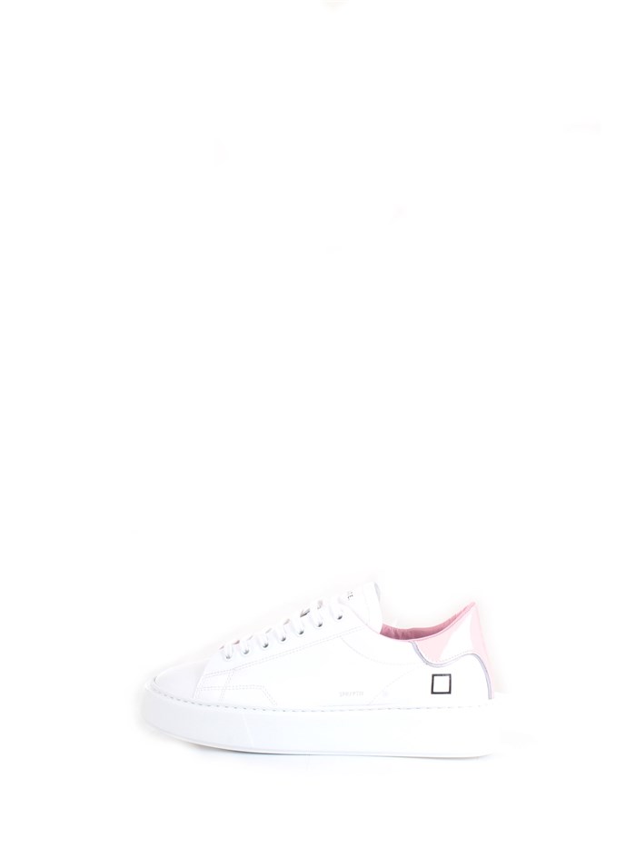 D.A.T.E. W381-SF-PA-WP White Shoes Woman Sneakers