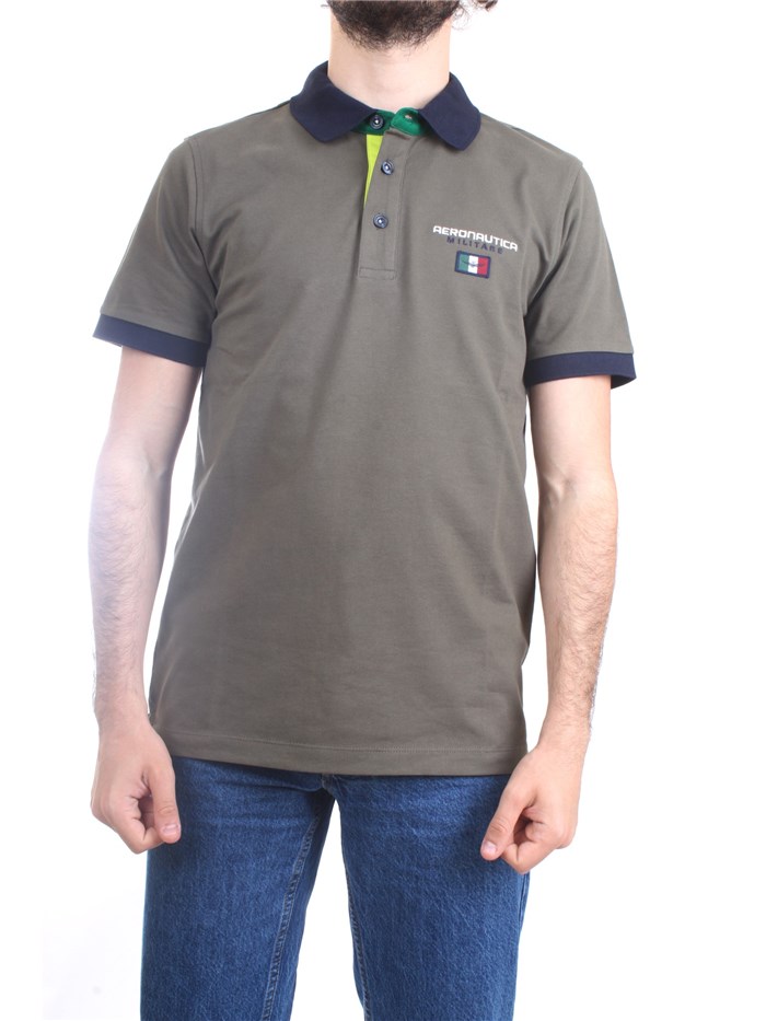 AERONAUTICA MILITARE 231PO1679P173 verdone Abbigliamento Uomo Polo