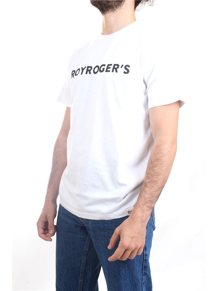 ROY ROGER'S P23RRU220C748 White Clothing Man T-Shirt/Polo