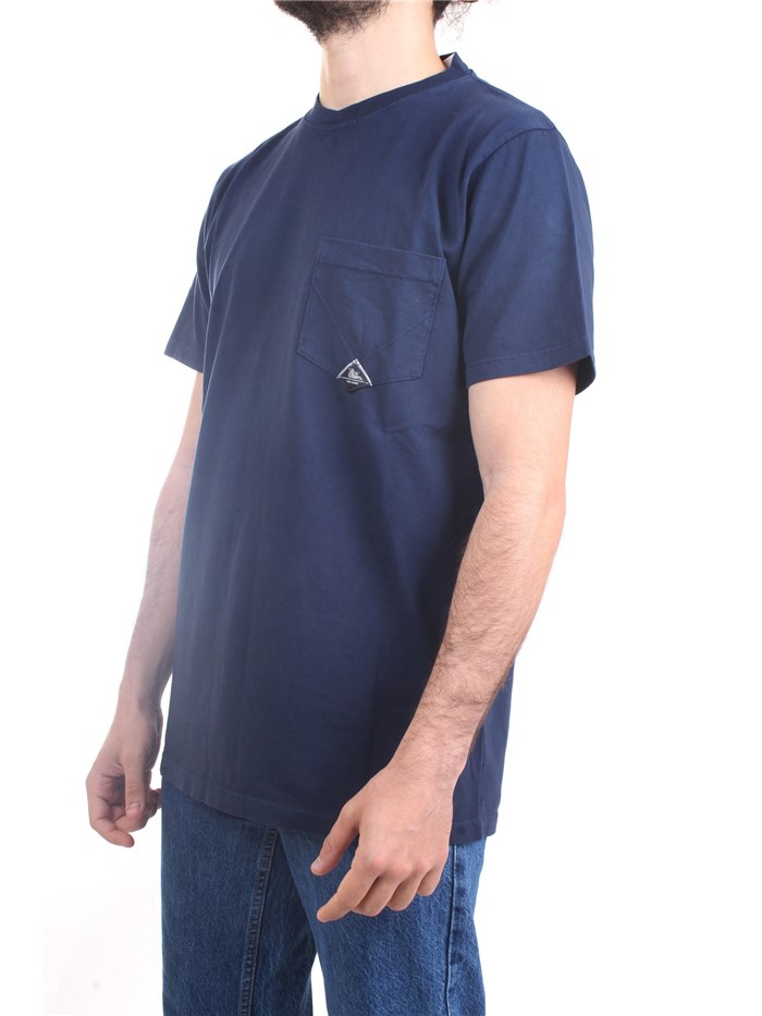 ROY ROGER'S P23RRU634CA160111 Blue Clothing Man T-Shirt/Polo