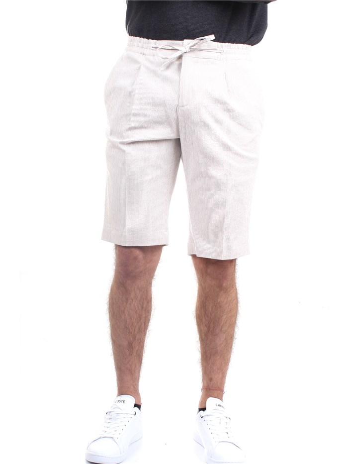MANUEL RITZ 3432B1778 Beige Clothing Man Shorts