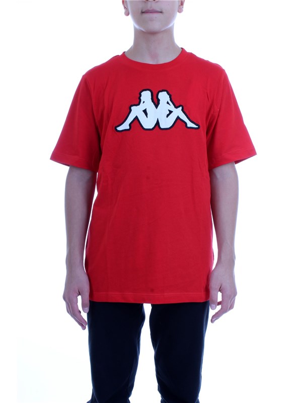 KAPPA 3032B00 Rosso Abbigliamento Uomo T-Shirt