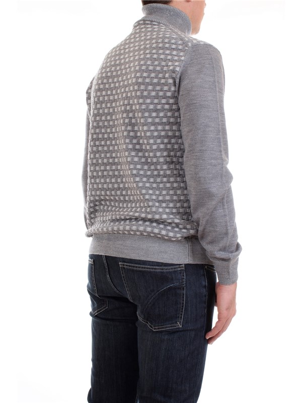 Umberto Vallati 8307 2160 Grey Clothing Man Pullover