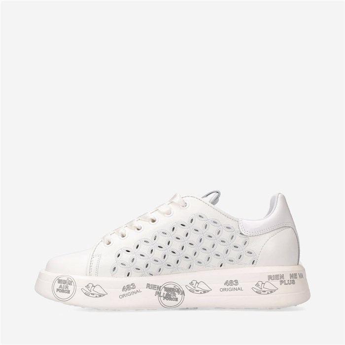 PREMIATA 6283 Bianco Scarpe Donna Sneakers PREMIATA 6283 Bianco Scarpe Donna Sneakers