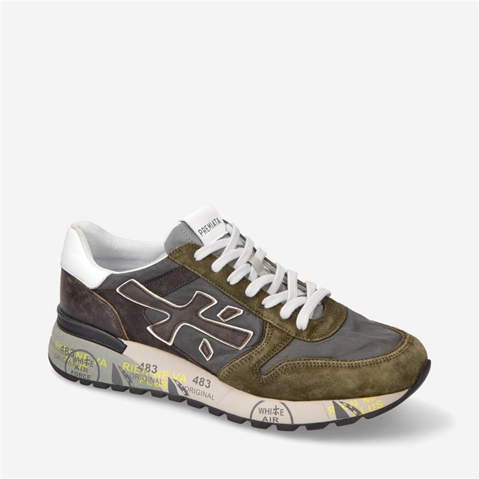 PREMIATA 6417 Green Shoes Man Sneakers