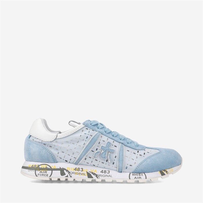 PREMIATA 6700 Light blue Shoes Woman Sneakers