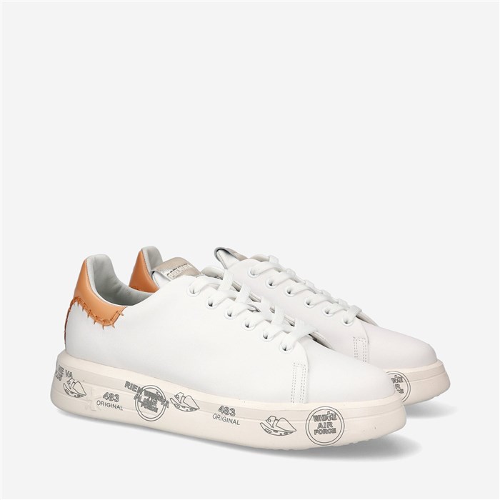 PREMIATA 6711 White Shoes Woman Sneakers