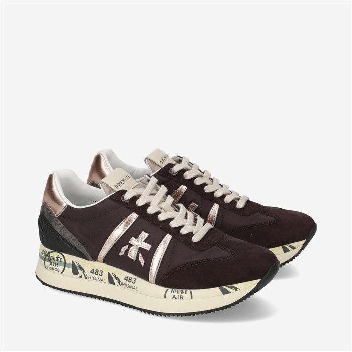 PREMIATA 6980 Brown Shoes Woman Sneakers