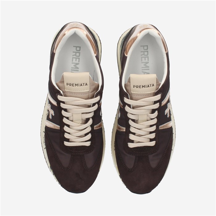 PREMIATA 6980 Brown Shoes Woman Sneakers