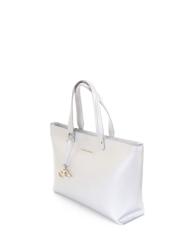 PIANURA STUDIO P16GLWA10000 Argento Accessori Donna Shopper