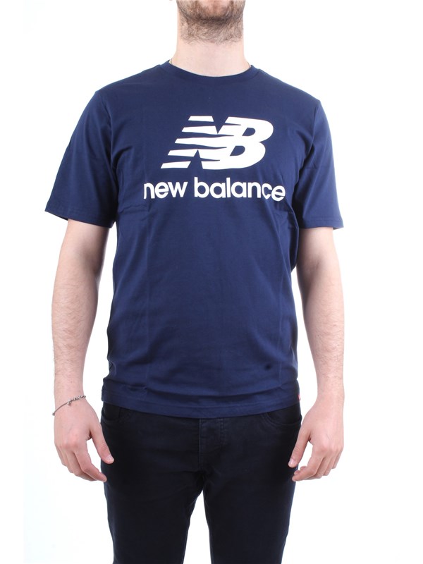 NEW BALANCE MT91546 Blue Clothing Man T-Shirt/Polo NEW BALANCE MT91546 Blue Clothing Man T-Shirt/Polo