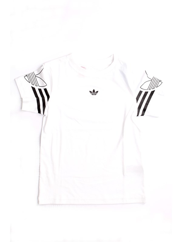 ADIDAS ORIGINALS DW3830 White Clothing Child T-Shirt/Polo ADIDAS ORIGINALS DW3830 White Clothing Child T-Shirt/Polo
