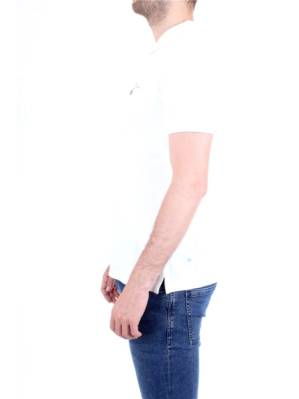 NAPAPIJRI N0YIJ5 White Clothing Man Polo shirt