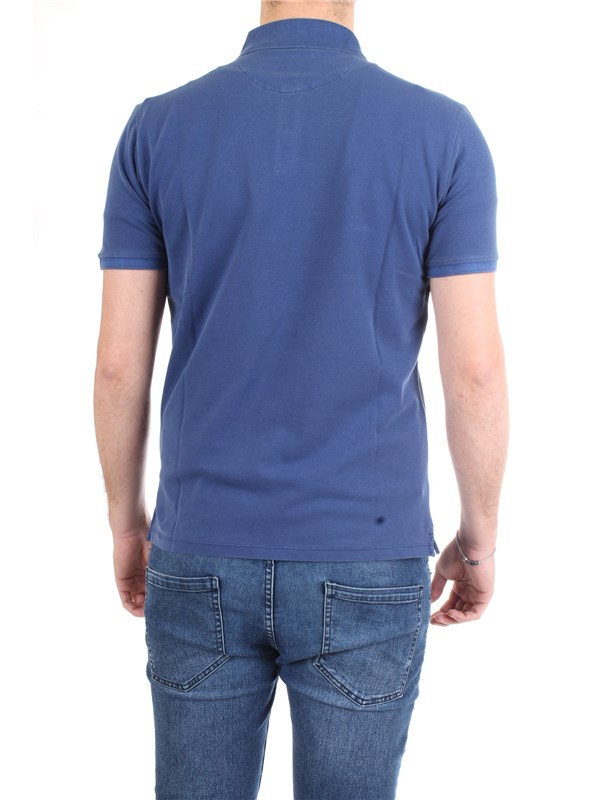 WOOLRICH WOPOL0526 Blue Clothing Man Polo shirt