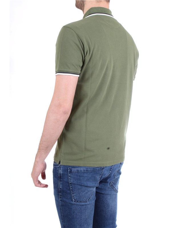 WOOLRICH WOPOL0522 Military green Clothing Man Polo shirt