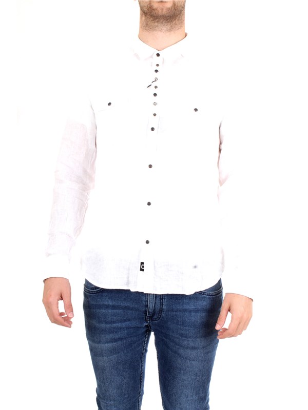 Officina36 0372607003 White Clothing Man Shirt Officina36 0372607003 White Clothing Man Shirt